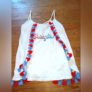 Wrangler Girls Red White & Blue Top XS